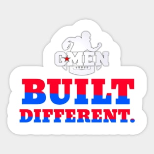 GMEN BUILT DIFFERENT Sticker